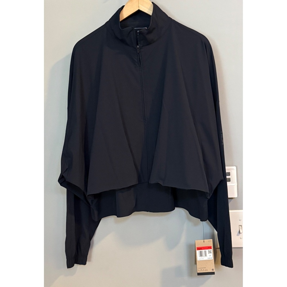 Nike Dri Fit Womens L Black 24/7 Perfect Stretch Oversized Fit Jacket